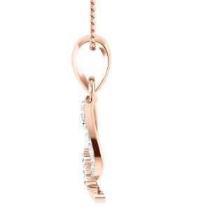 Jordyn Round Diamond Office Wear Pendant